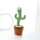 thumbnail image 4 of JShteea Baile Cactus Cantando Twisting Electric Shake Con El Juguete Peluche Songs (C), 4 of 9