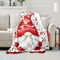 thumbnail image 5 of Xuniizn Christmas Blanket for Couch, Soft Christmas Throw Blanket, Warm Thicken Flannel Sherpa Blanket Microfiber Machine Washable for Bedroom, Fleece Blanket, Christmas Decorations for Home, 5 of 7