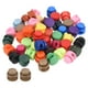 thumbnail image 1 of Juego de bloqueos de cordón de 16mm, paquete de 50, tapones de resorte de doble agujero multicolor para bolsas de cordón y agujetas, 1 of 5