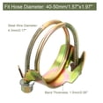 thumbnail image 2 of Uxcell 2Pack Hose Clamps Double Steel Wire Water Pipe Clamp Adjustable 40-50mm Clamp, 2 of 4