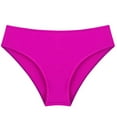thumbnail image 3 of iixpin Swim Brief for Kids Girls Solid Bikini Triangle Bottoms Swimsuits Underpants Gymnastics Dance Sporty Shorts Hot Pink 8, 3 of 5