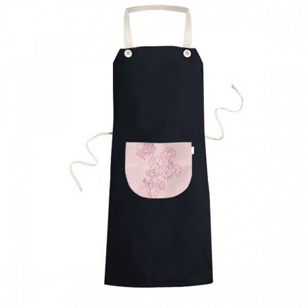

Lotus Lotus Flower Flower Apron Bib Sarong Cooking Baking Kitchen Pocket Pinafore