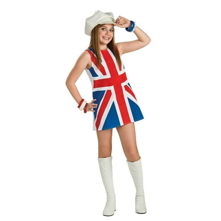 British Invasion Union Jack Dress Costume for