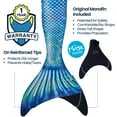 thumbnail image 2 of Fin Fun Limited Edition Mermaid Tail for Swimming for Women, Teen and Adults with Monofin, X-Large, Sapphire Sea, 2 of 5