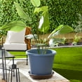 thumbnail image 4 of The HC Companies Classic 21" Plastic Round Plant Pot Saucer, Brown (4 Pack), 4 of 12