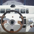 thumbnail image 3 of Vonte de Barco Universal de 320 3/4 '' para Yate Marino, , Costil, Rápida, Crucero, Pesca, Interior marrón06 Yotijar Volante de barco marino, 3 of 8