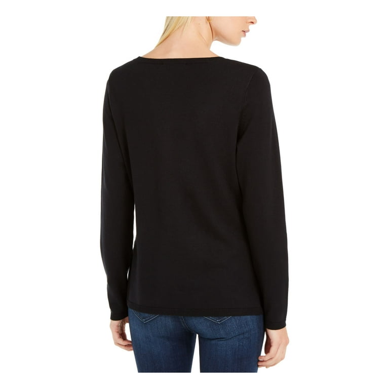 Rainbow trim sweater deals