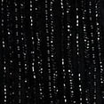 thumbnail image 4 of JKARA Robe Fourreau Mini à Paillettes Noires à Bretelles Spaghetti avec Fermeture Éclair Col en V m, 4 of 4