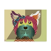 Trademark Fine Art 'Yorkshire Terrier Dog' Canvas Art by Lanre Adefioye