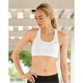 thumbnail image 4 of Champion Women's Racerback Sports Bra Size XS Color Whites, 4 of 5