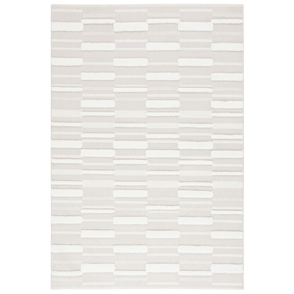 SAFAVIEH Trends Craig Geometric Area Rug, Beige/Ivory, 10' x 14'