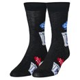 thumbnail image 2 of Crazy Socks Blackjack Fun Print Novelty Crew Socks for Men, 2 of 6