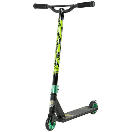 STAR-SCOOTER Original Pro Sport Complete Lightweight Stunt Scooter for Adults, Teenager and for Kids over 7 years | For Beginners & Intermediate Skill Riders with Alloy Wheels 100mm | Black and