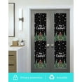 thumbnail image 6 of Black Christmas Window Privacy Film Stained Glass Window Film Decorative Windows Cover Static Windows Cling for Glass Door Snowflake Xmas Christmas Tree Stickers for Bathroom 29.5"x118", 6 of 7