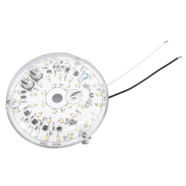 Ceiling Fan LED Light Replacement, 3.93in LED Retrofit Light Kit for Ceiling, Professional Dimmable LED Ceiling Fan Light Kit 18W AC120V 2000lm LED Light Engine Retrofit Kit