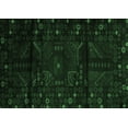 thumbnail image 1 of Ahgly Company Indoor Rectangle Persian Emerald Green Traditional Area Rugs, 3' x 5', 1 of 4