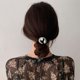 thumbnail image 5 of 2 hebillas de cola de caballo doradas para mujer, puños de metal para el cabello, clip decorativo de metal para cola de caballo alta, puño de cola de caballo de metal dorado para vestir (estilo 4), 5 of 6