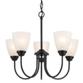thumbnail image 5 of Kichler 43638 Jolie 5 Light 22" Wide Chandelier - Black, 5 of 7