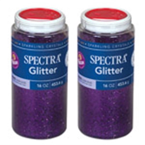Pacon PAC91730-2 1 lbs Spectra Glitter, Purple - 2 Each