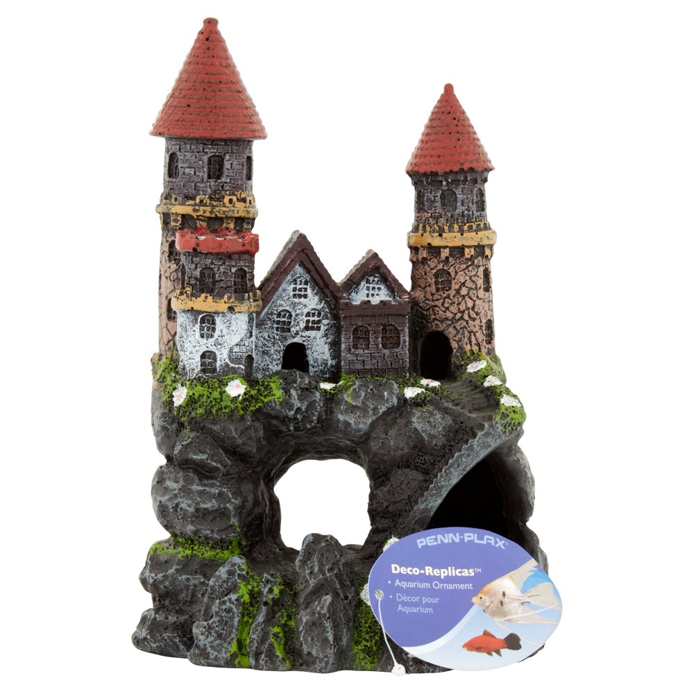 Penn Plax Castle Aquarium Decoration, Color May Vary