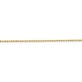 thumbnail image 3 of Real 14kt Yellow Gold 1.2mm Diamond Cut Beaded Pendant Chain; 24 inch; Lobster Clasp; for Adults and Teens; for Women and Men, 3 of 5
