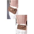 thumbnail image 3 of Wallet Case Compatible with iPhone, Pretty Luxury Bag Design, Purse Flip Card Pouch Cover Soft Silicone Case with Hand Holder Long Shoulder Strap(Brown,iPhone 11 Pro), 3 of 6