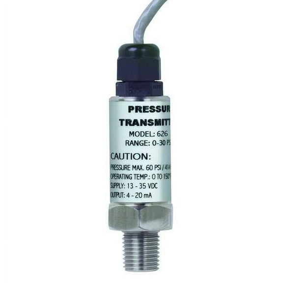 Dwyer Instruments Pressure Transmitter, 0-300psi, 36In Lead 626-13-GH-P1-E1-S1