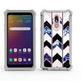 thumbnail image 5 of Cheveron Marble Case for LG Stylo 5 Plus 5 + LG Stylo 5X 5V Full Body Phone Cover Hybrid Military Grade Dual Layer Defender Shockproof Protective Heavy-Duty Cases, 5 of 5