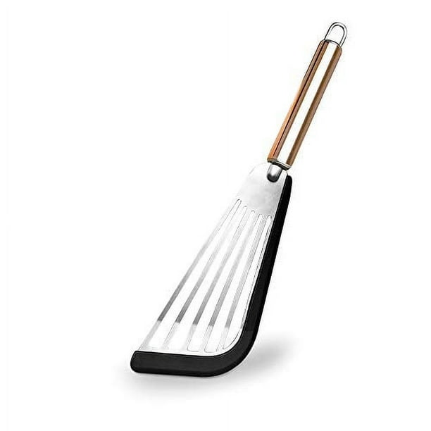 Milkary Stainless Spatula for Nonstick Cookware, Flexible Metal Fish
