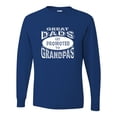 thumbnail image 1 of Adult Great Dads Get Promoted To Grandpas Funny New Dad Long Sleeve T-Shirt, 1 of 1