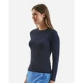 thumbnail image 2 of Onna NN370 Women's Unstoppable Long Sleeve Fresh Underscrub Base Layer-Navy Heather-XL, 2 of 4