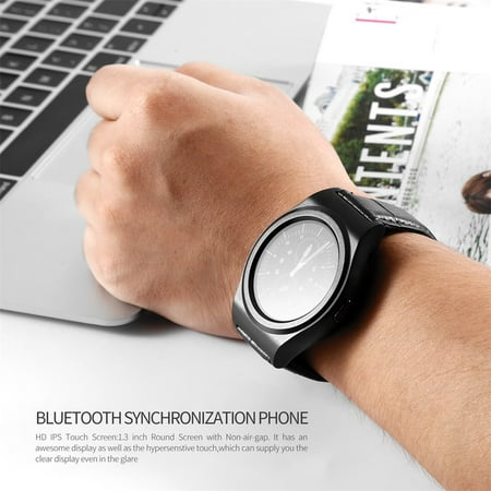 1.3 inches Round t ouchscreen Water Resistant B luetooth Smartwatch Phone