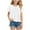 White, variant on HCNTES Girls Short Sleeve T Shirts Kids Summer Fashion Crewneck Tops(9-10 Years,White)