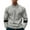 Gray, variant on Men's Colorblock Lapel Sweatshirts Fashion Button Up Long Sleeve Loose Pullover Workout Casual Tops