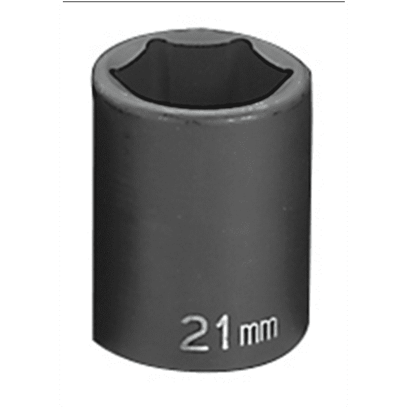 Grey Pneumatic 1/2" Drive x 21mm Standard Socket