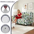 thumbnail image 6 of SCRAWLGOD Cactus Print Recliner Loveseat Covers Washable Stretch Sofa Cover with Pocket Anti Slip Recliner Slipcover for Kids, 6 of 8