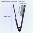 thumbnail image 4 of Unique Bargains Hair Straightening Comb Heat Resistance Home Straightener Styling Comb, 4 of 7
