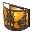 thumbnail image 3 of Meyda Tiffany 23824 Tall Pines 10" Tall Wall Sconce - Bronze, 3 of 4