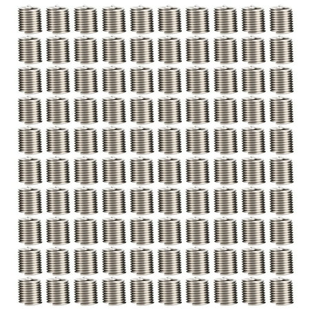 

2024 Big sale 100Pcs Thread Inserts Wire Protection Sleeve Repair Tool Kit Fastener Hardware M5x0.8x2D