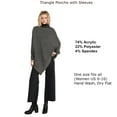thumbnail image 3 of Look by M Triangle Poncho with Sleeves, 3 of 13