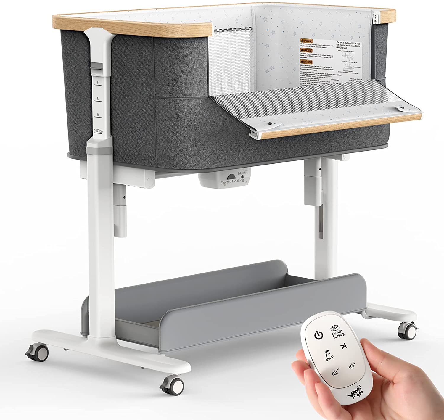 Rocking for Baby Electric Bedside Sleeper 2 Rocking