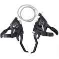 thumbnail image 1 of Flmtop 1 Pair Aluminium Alloy 7/21 Speed MTB Bicycle Left Right Shifter Brake Lever, 1 of 9