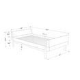 thumbnail image 5 of South Shore Bebble Complete Bed Twin Soft Gray and White, 5 of 10