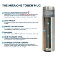 thumbnail image 5 of MIRA 16 oz Stainless Steel Insulated Coffee Travel Mug, White, 5 of 7