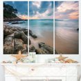 thumbnail image 1 of Gloomy Tropical Sunset Beach Seascape, 1 of 1