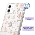 thumbnail image 4 of onn. Pink Floral with Gems Phone Case for iPhone 12 / iPhone 12 Pro, 4 of 7