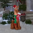 thumbnail image 3 of 3.5 ft. Pre-Lit Inflatable Christmas Scooby Doo, 1 Warm White LED Light, Self Inflates, 3 of 4
