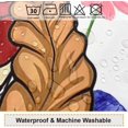 thumbnail image 3 of Home Patriotic 4th of July Shower Curtain Independence Day America Memorial Day Stars Shower Curtain Neutral Country Rustic Bathroom Bath Decor Waterproof Weighted with Hooks 72 W x72 H Inch, 3 of 4