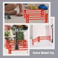 thumbnail image 2 of 100 Pcs Nativity Crafts Mini Plastic Fence Small Picket Fence Mini Tree Fence, 2 of 4