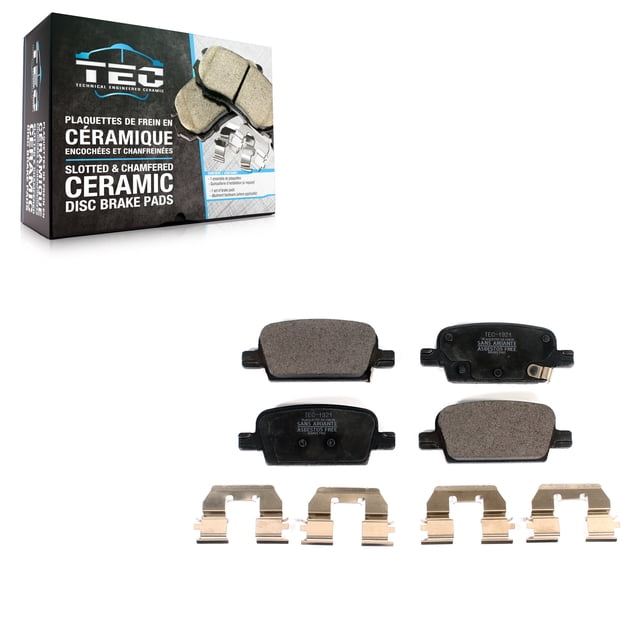 TEC Rear Ceramic Disc Brake Pads TEC-1921 for Car 2016-2022 Chevrolet Malibu with Manual Parking